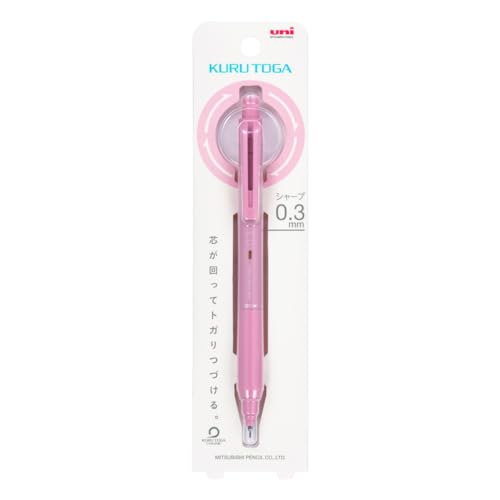Mechanical Pencil Mitsubishi Pencil Kuru Toga KS 0.3mm, Coral Pink