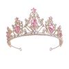 Nuovi accessori per capelli con corona da sposa multicolore, corona di compleanno, accessori in cristallo, copricapo in stile matrimonio