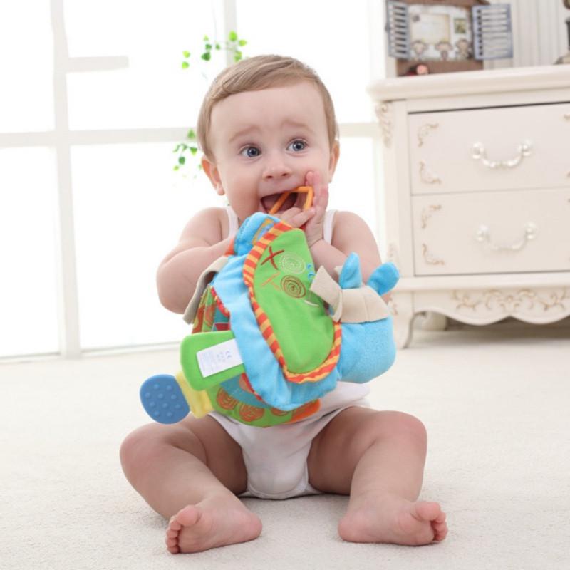 Buy Cartoon Baby Mobile Rattles Plush Cloth Book For Toddlers Newborn