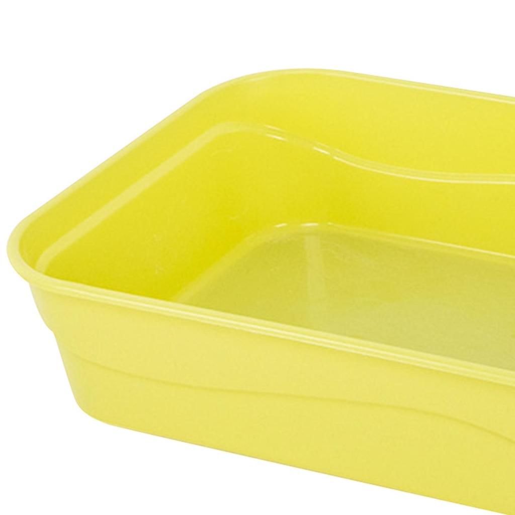 Cat Litter Box High Side Sifting Litter Box Open Top Cat Litter Tray for Kitty Rabbit Indoor Cats Easy to Clean and Assemble