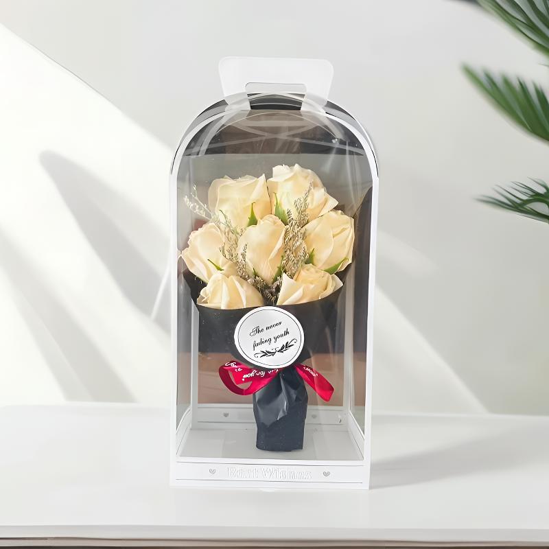 Duftende Seife Rosenstrauß - Ideales Geschenk für Geburtstage, Abschlussfeiern oder den Lehrertag