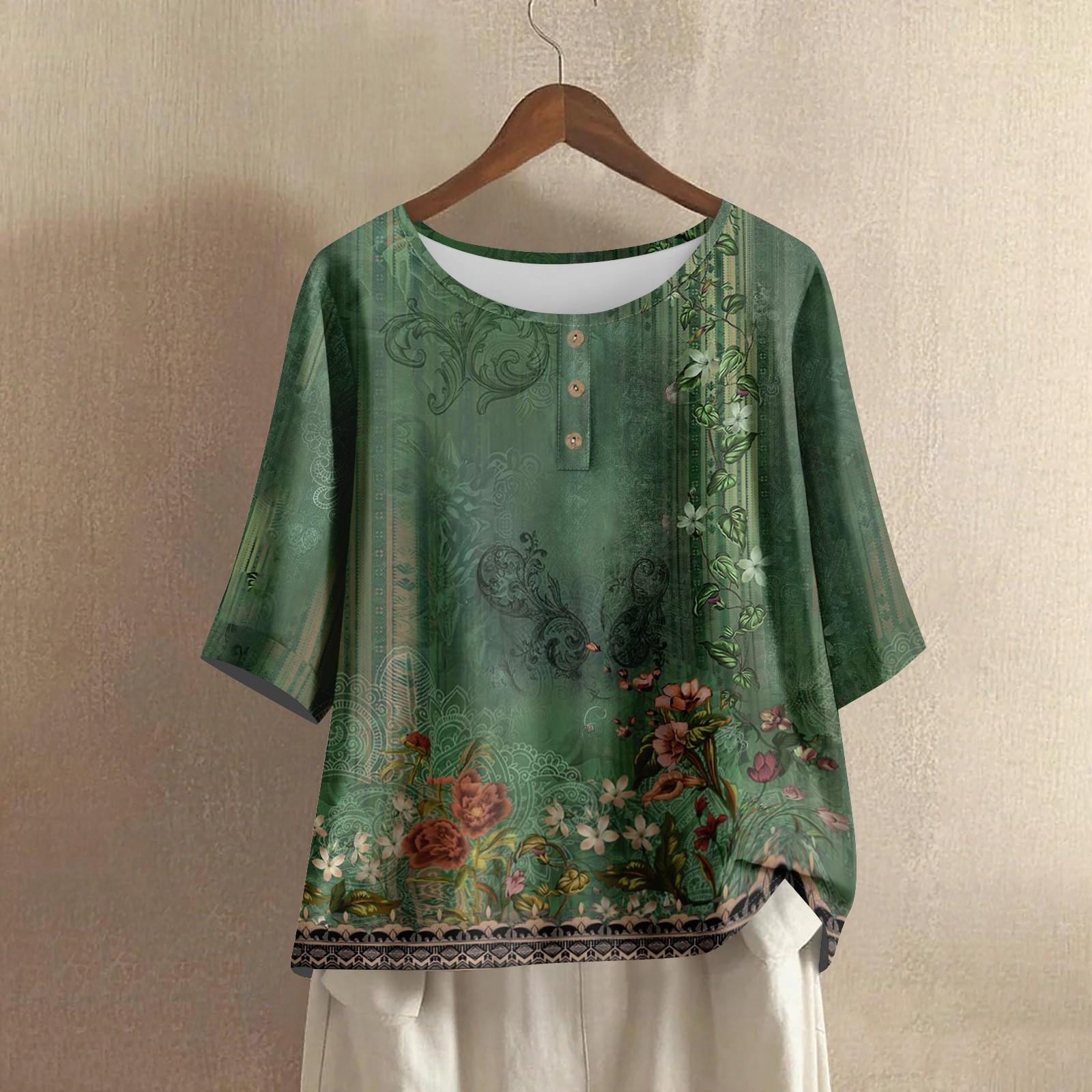 

Женская мода Повседневные Обычные Элегантные Топы Топы на пуговицах S зелёный