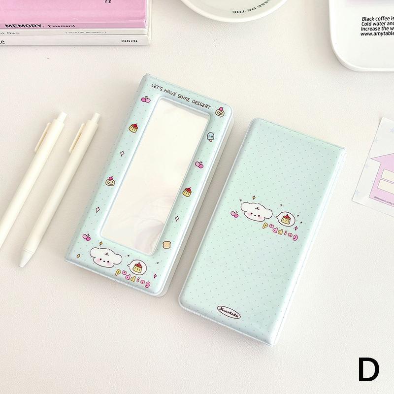 Album 4 Grid Card Holder Note Holder Cute Life 4 Cut Photo Collection Book Star Minimalist Sstyle Idol Photocard Storage
