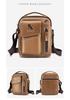 STEEL LION Men's Cowhide Leather Crossbody Sports Bag - Durable, Fashionable, Mini Handbag