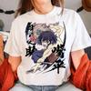 Anemi Mitsuri Print Women Short Sleeve Designer T-shirts Girl Funny Japanese Harajuku Clothes Y2k Top Women Clothes