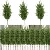 Simulated Pine Branch Single Decorative Christmas Green Plant Ornament Indoor Flower Arrangement Accessories, Simulated Pine Needles