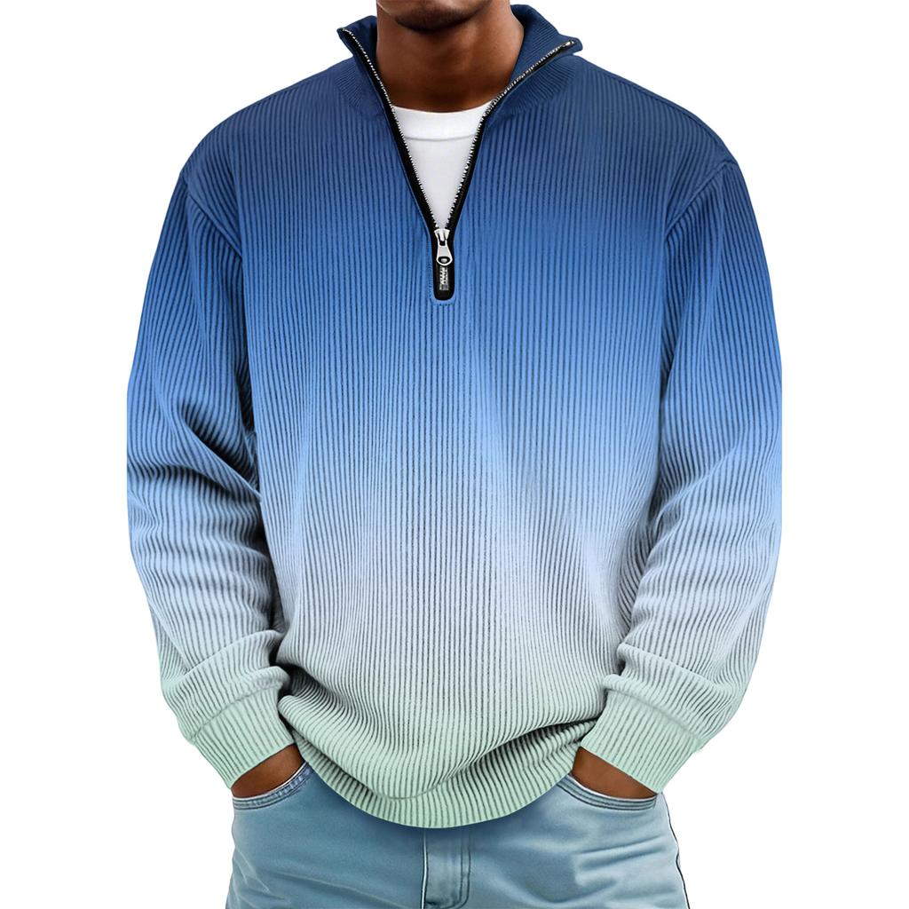 Herren 1/4-Zip Kapuzensweatshirt