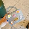 Pearl Bag Handbag Shoulder Bag Messenger Bag Women'S Bag Jelly Bag Small Diamond Bag Pvc Bag