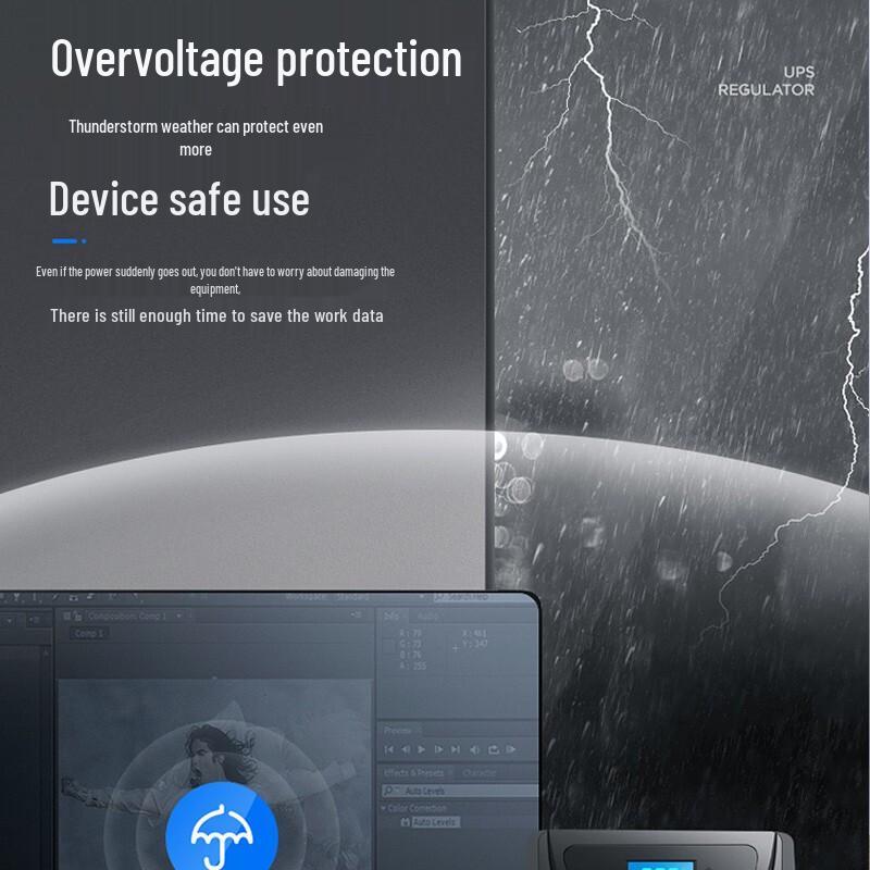 Shank SK Series UPS Uninterruptible Power Supply CN Plug (adapter Included)
