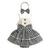 Casual Baby Girl Suspender Romper with Headband & Double-Layer Skirt