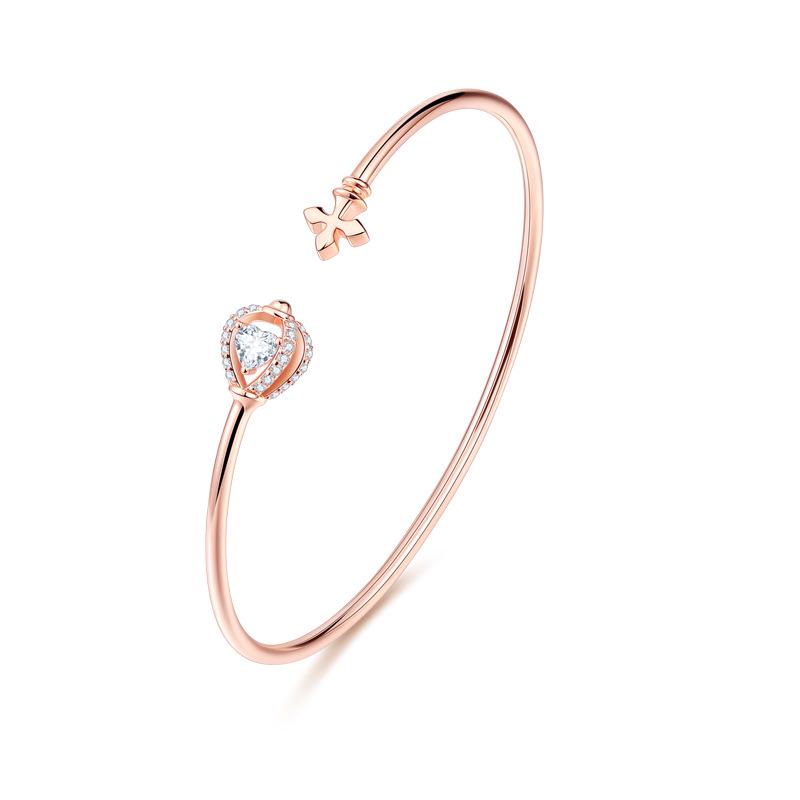 S925 Silver Love Heart Ferris Wheel Bracelet: Elegant, Fashion-Forward & Versatile for Women