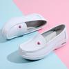 Nurse Shoes Air Cushion Women's Soft Sole Non-slip Breathable Not Tired Feet Thick Sole Love Medical Worker White Shoes