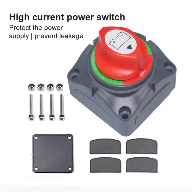 Auto Battery Disconnect Switch 12V 24V Marine 200A 300A Dual Battery Mass Switch 2 and 3 Position Cut Off Switch Car Boat
