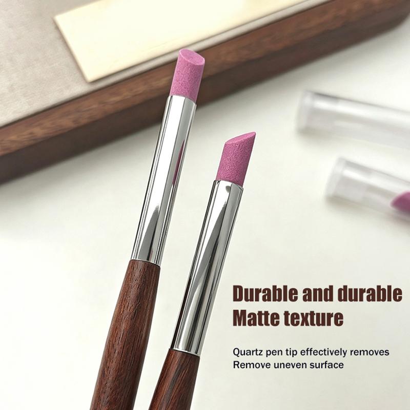 Effortless Nail Care with Quartz Grinding Pen Efficient Cuticle Remover Tool for Home Manicure