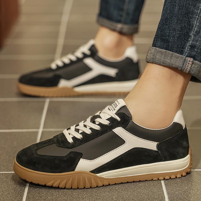 Men's shoes spring and autumn men's retro casual sports board shoes men's breathable trend versatile German training shoes