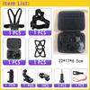 Kit de acessórios para câmera de ação 50 em 1 para DJI Osmo Action 5 pro 4/3 GoPro Hero 13 12 11/10 Insta360 AKASO Yi Sjcam Action Camera