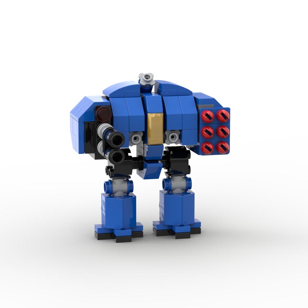 Buildmoc Kreativer Roboter Krieg Mech Spiel Mecha Roboter Hämmer Modellbausteine Spielzeug für Kinder Jungen Geburtstagsgeschenke