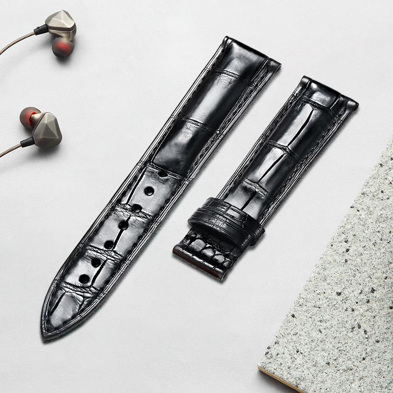 MILANQIAN M&Q Watch Band Global Compatibility 180MM Crocodile Leather Material Unisex MQ-400104