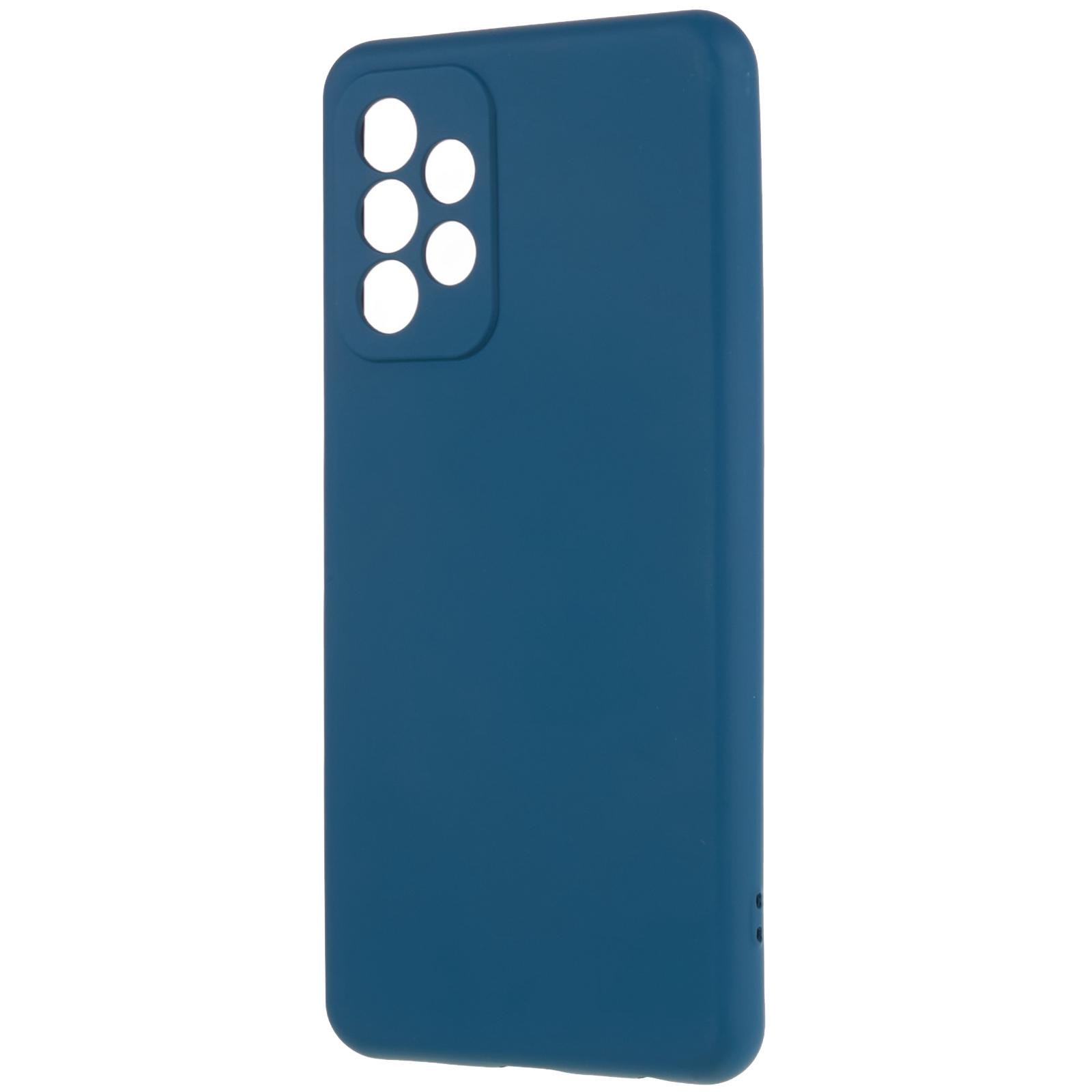 

TPU Phone Case for Samsung Galaxy A53 5G,2.0MM Thick Dustproof Arc Edge Phone Cover Blue