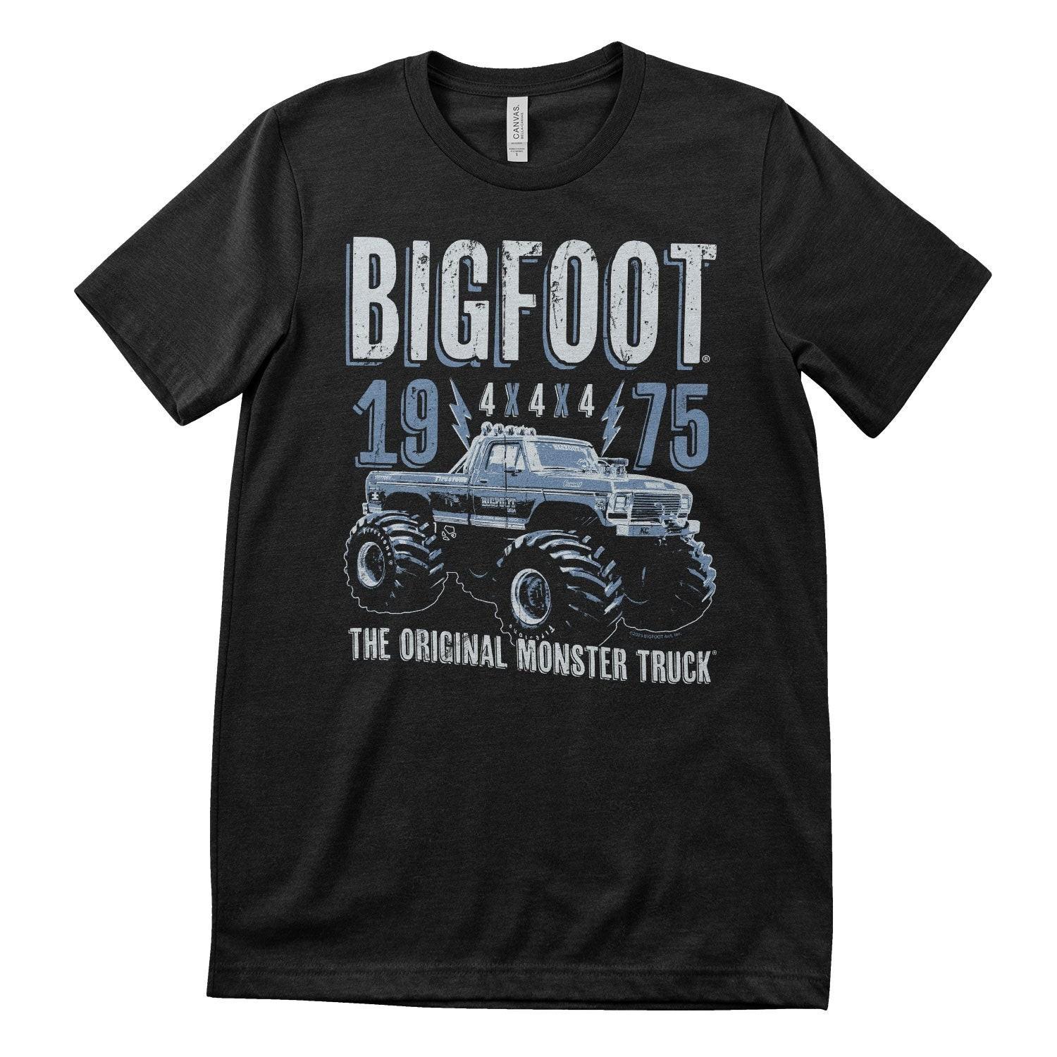 T-Shirt Pour Homme Rétro 1975 Officiellement Licencié BIGFOOT Monster Truck S