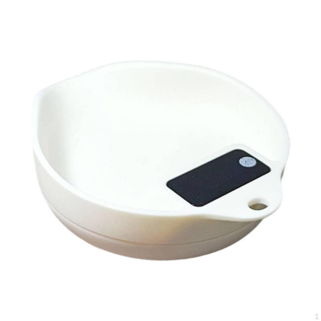 Compact Coffee Scale 0.1 G Precision Teardrop Builtin Display Brew Gear Walnut