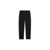 Li-Ning Wade Series Solid Color Letter Print Fleece-Lined Warm Knit Sports Pants Men Bottoms Black AKLSC25-1
