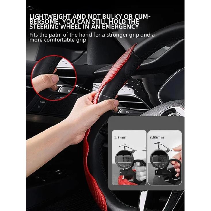 Car Suede Steering Wheel Cover Sweat-absorbin For Fiat 500 Steering Wheel Cover Auto Accessories