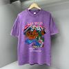 Las Vegas Graffiti-Art Mountain Print Men Clothes Summer T-Shirts High Quality Streetwear Loose Tops Breathable Tee