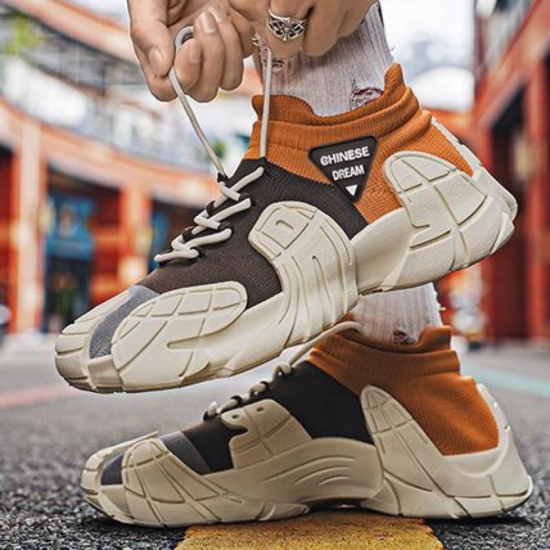 Women's shoes summer new fly-woven breathable casual outdoor daily trend running shoes fashion socks mouth women's shoes