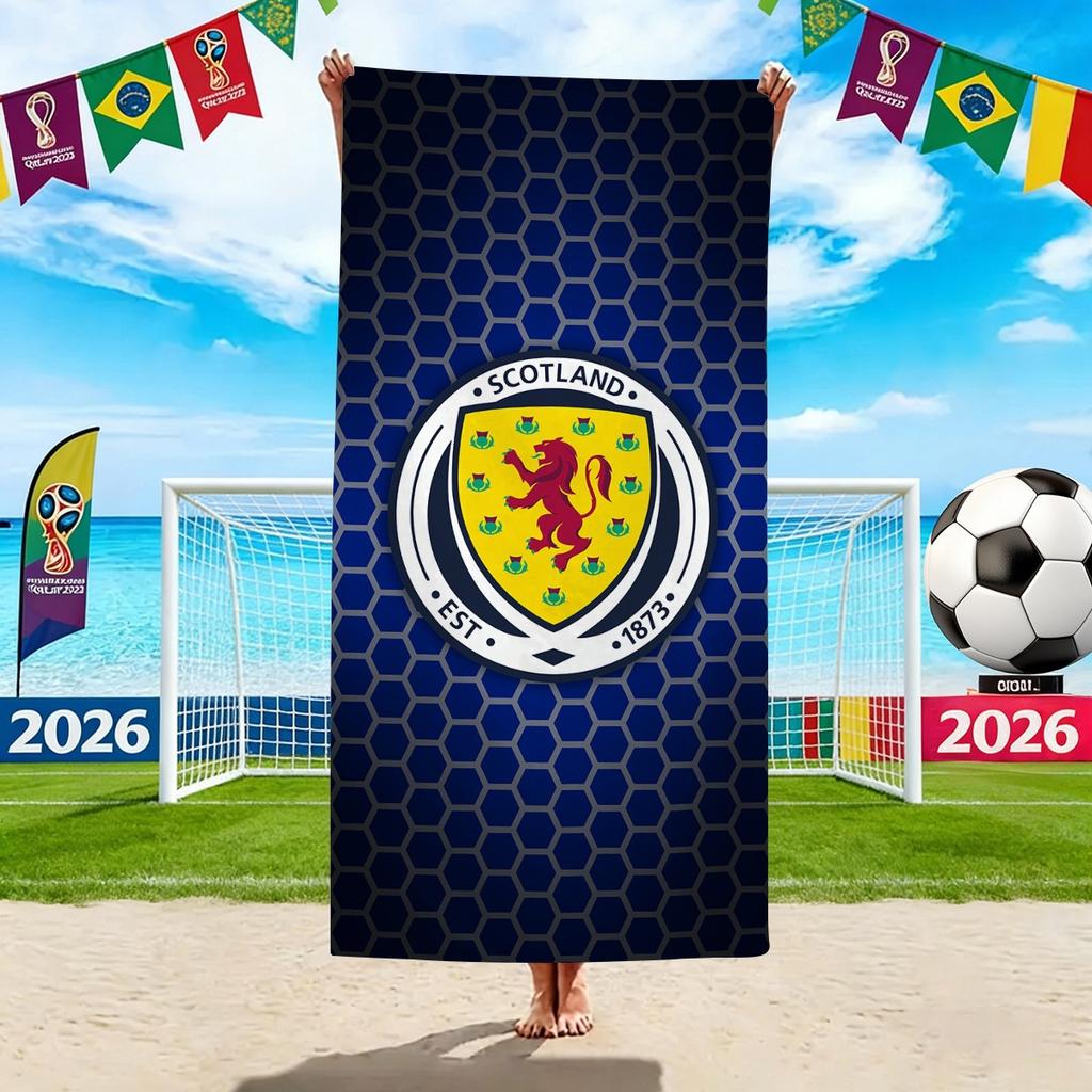 World Cup Beach Towels, Us-Canada-Mexico Football Team Microfiber Quick-Drying Absorbent Bath Towels, Sports Towels