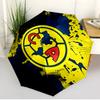 Club America Print Automatic Open Close Umbrella, Portable Foldable Umbrella, for Outdoor Commute Camping Trip, Ideal Birthday Gift