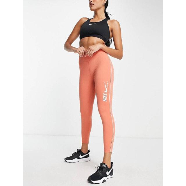 

Розовые леггинсы средней посадки размером 7/8 Nike Training One GRX Dri-FIT