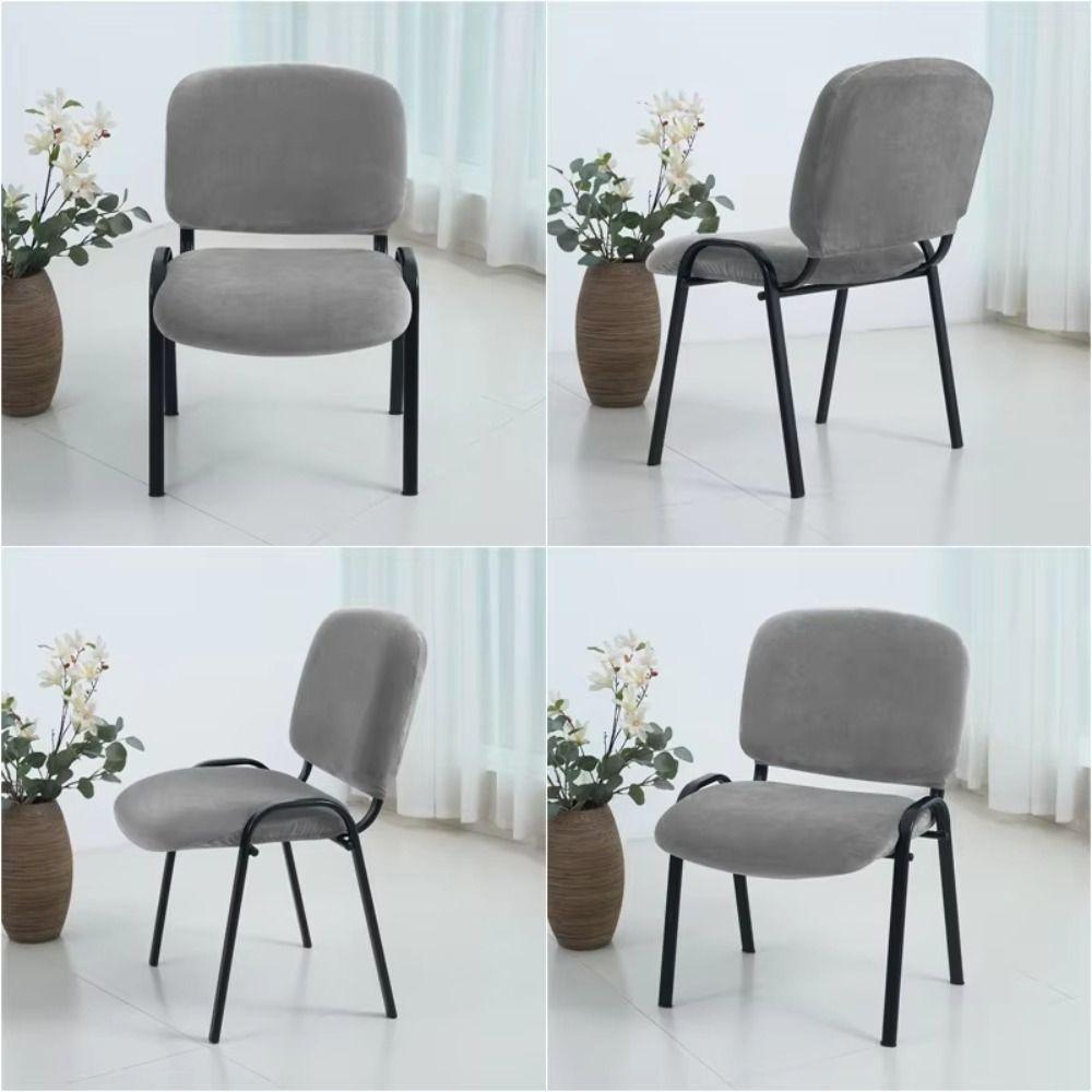 2 Stück/Set Universelle geteilte Stuhlhusse Elastische Sitzbezüge für Bankett, Zuhause, Hochzeit