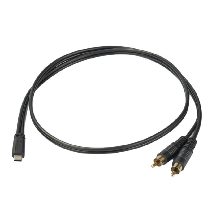 

USB/USB C to 2RCA Sound Cable 2RCA Cable Type C to Male 2RCA to USB C for Phone Laptop Tablet Home Theater Amplifiers