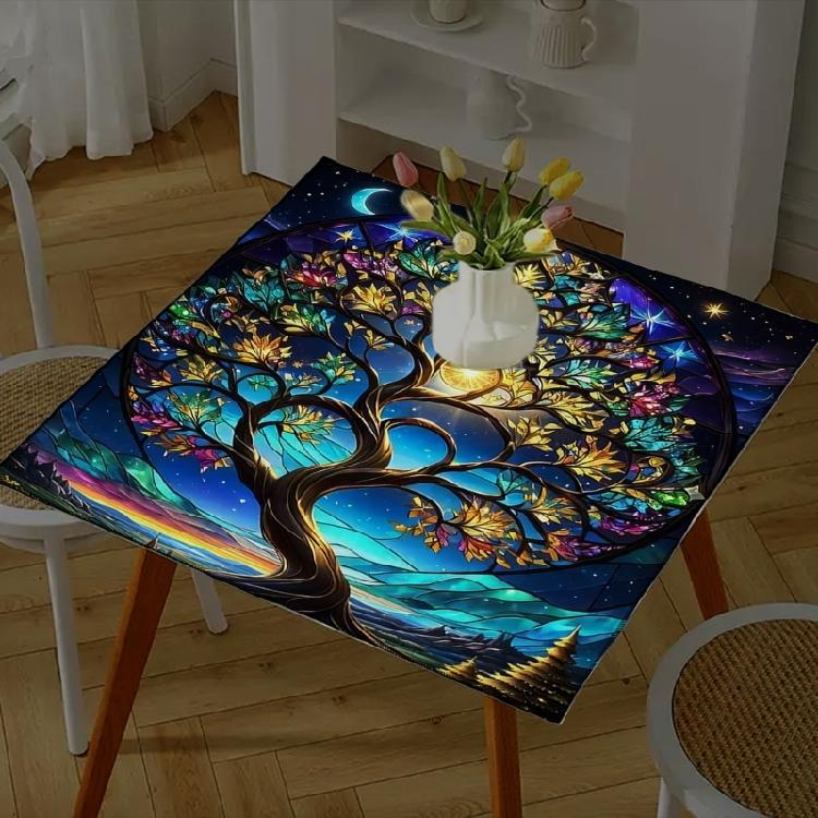 Quadratische Altar Dekorationen Tarots Tischdecke Hexerei Divination Tischdecke Multifunktionale Tarots Karten Tisch Abdeckung