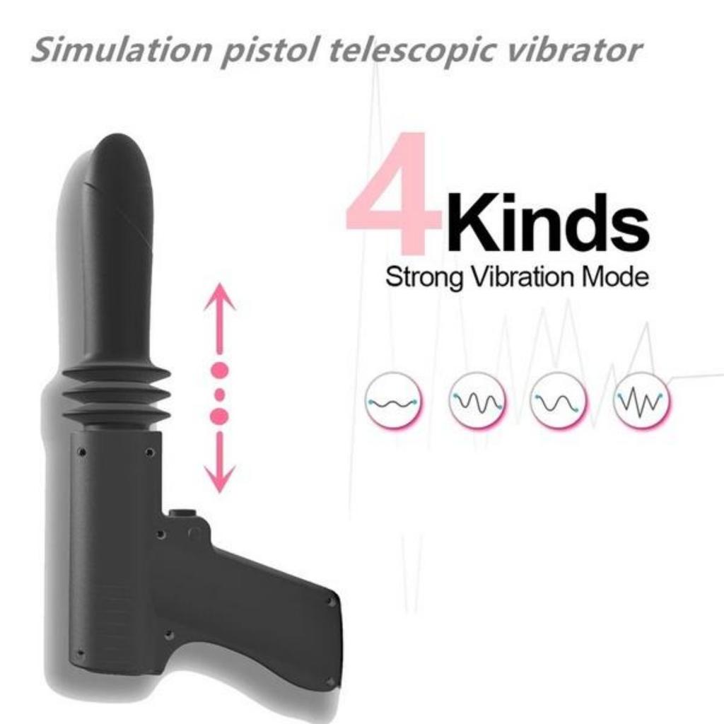 Female Sex Toys, Telescopic Vaginal Dildo Vibrator,Massage Vibrators, Vibrating Retracting, G-spot  Anal Stimulation Sex Toys for Couples