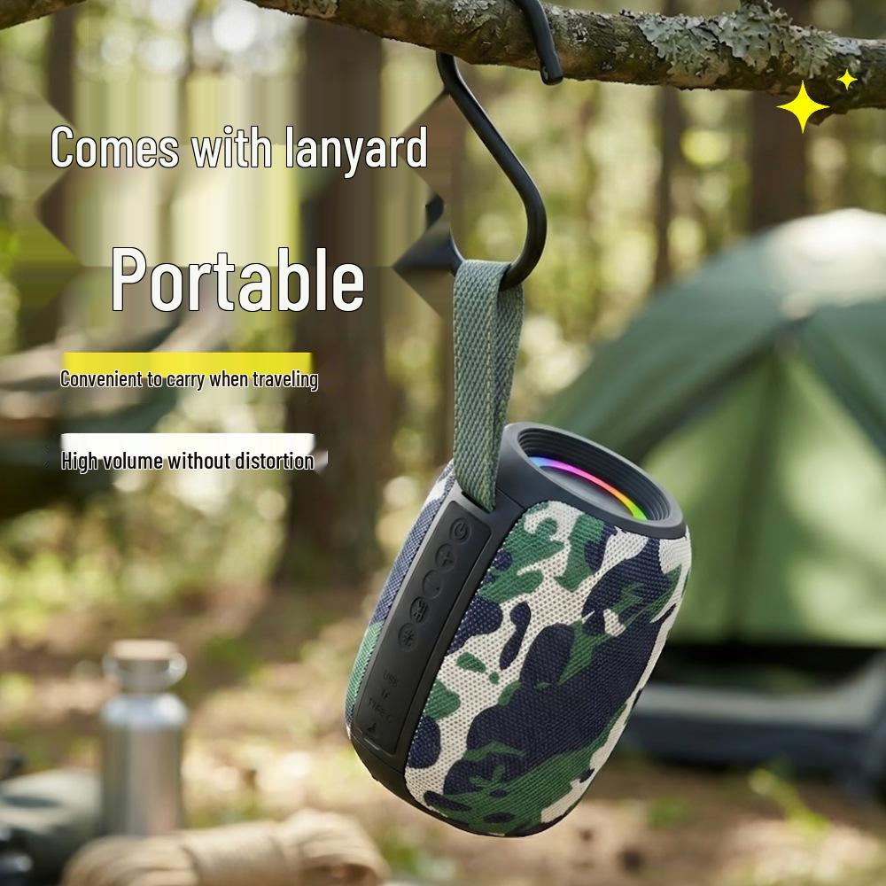 P173 Bluetooth Portable Wireless Handheld Speaker with Subwoofer and Card Slot for Outdoor Use