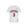 X NBA Philadelphia 76ers T-shirt 'Allen Iverson 3' Men's MNJYSST230132-WHITE