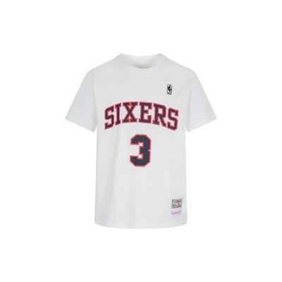 X NBA Philadelphia 76ers T-shirt 'Allen Iverson 3' Men's MNJYSST230132-WHITE