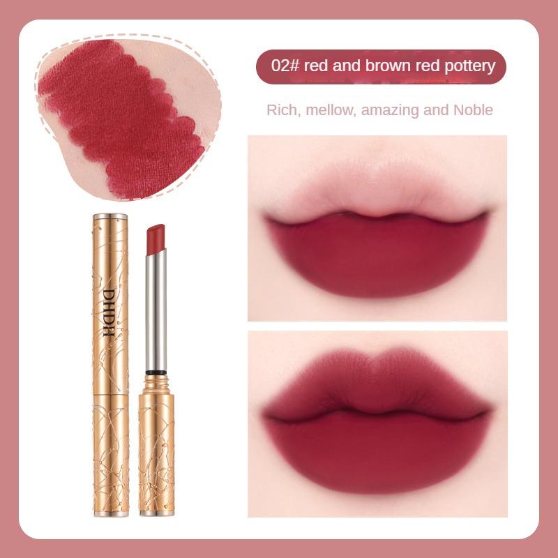 Freches Antihaft-Tassen-Lippenstift Samtmatt Langanhaltend Antihaft-Make-up Nicht Leicht Zu Verblassen Matter Lippenstift