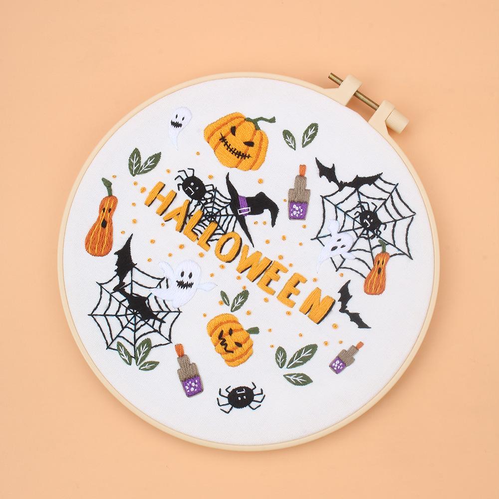 New Product Happy Halloween Embroidery Embroidery Handmade Embroidery Diy Material Package