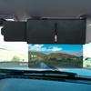 Polarized Sun Visor Extender For Car With Zipper Slider Upgraded Uv400 Car Sun Visor Extension Pc Lens Side Sunshade Auto Accessories