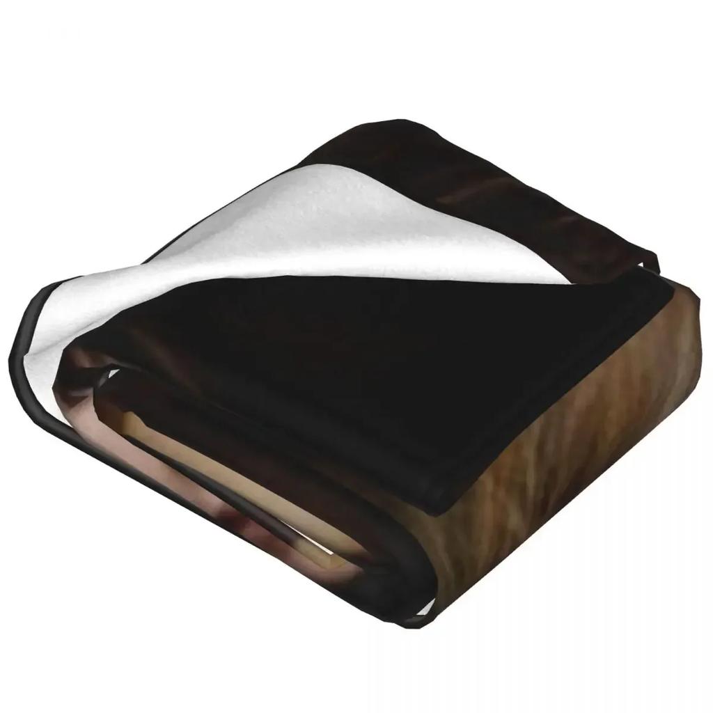 Barbra Streisand Flannel Blanket Singer Actress Warm Soft Throw Blanket for Couch Chair Sofa Bed Camp Bedspread Sofa Bed Cover