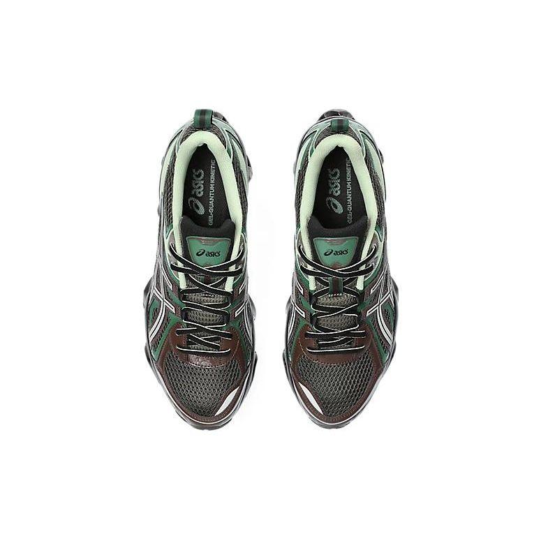 Asics Gel Quantum Kinetic Dark Sepia Shamrock Scarpe da Ginnastica da Uomo Marrone Verde Trifoglio 1203A270-251