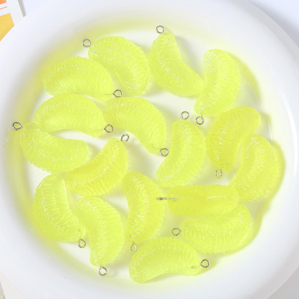 Resin Fruit Miniature DIY Accessories: Earrings, Keychains, Phone Cases, and Bag Pendants