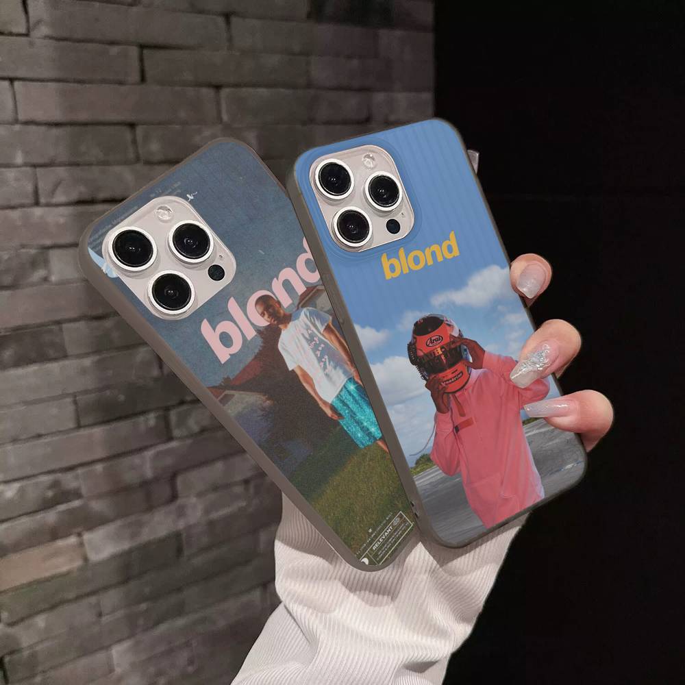 Album F-Frank O-Ocean Rap Coque de téléphone souple ondulée transparente Pour IPhone 17 15 16 11 12 13 14 Pro Max Plus Pro
