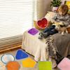 Pack of 8 Fabric Sensory Play Mats Early Learning Toys Autism Therapy Tool Featuring Multiple Textures and Colors