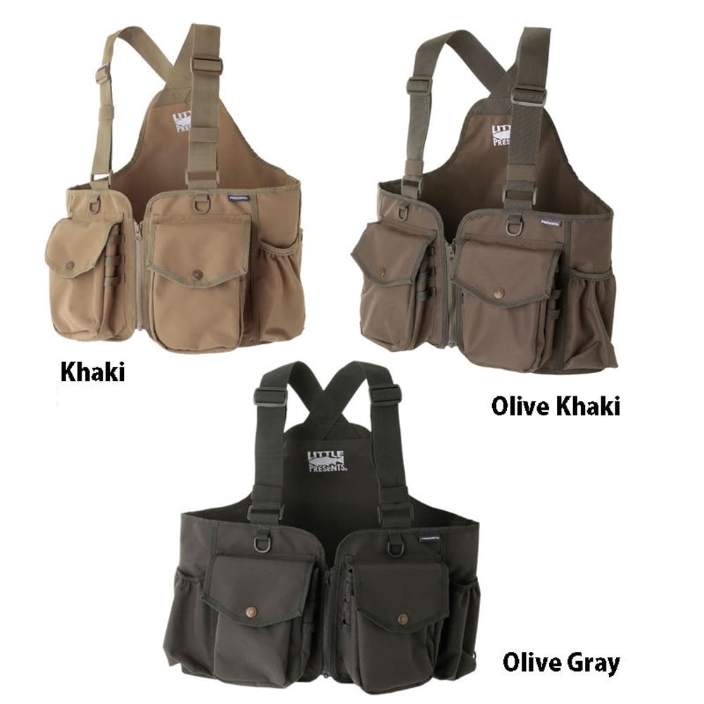 LITTLE PRESENTS Trout Classic Vest Khaki Free Size V-25