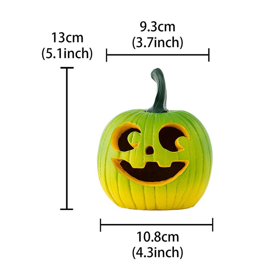 Multiple Colors Funny Halloween Decor Ornament Prop Pumpkin Lovely Desk Statues Sculpture Home Christmas Party Figurines Toys