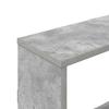 Wall Shelf Concrete Gray 122 x 18 x 60 cm Engineered Wood